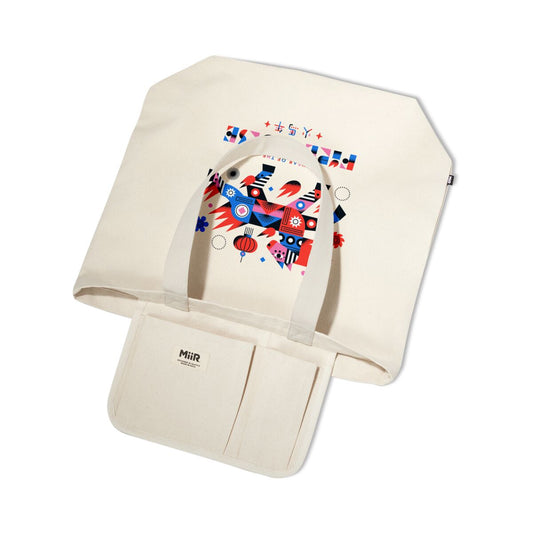 Fire Horse Canvas Tote