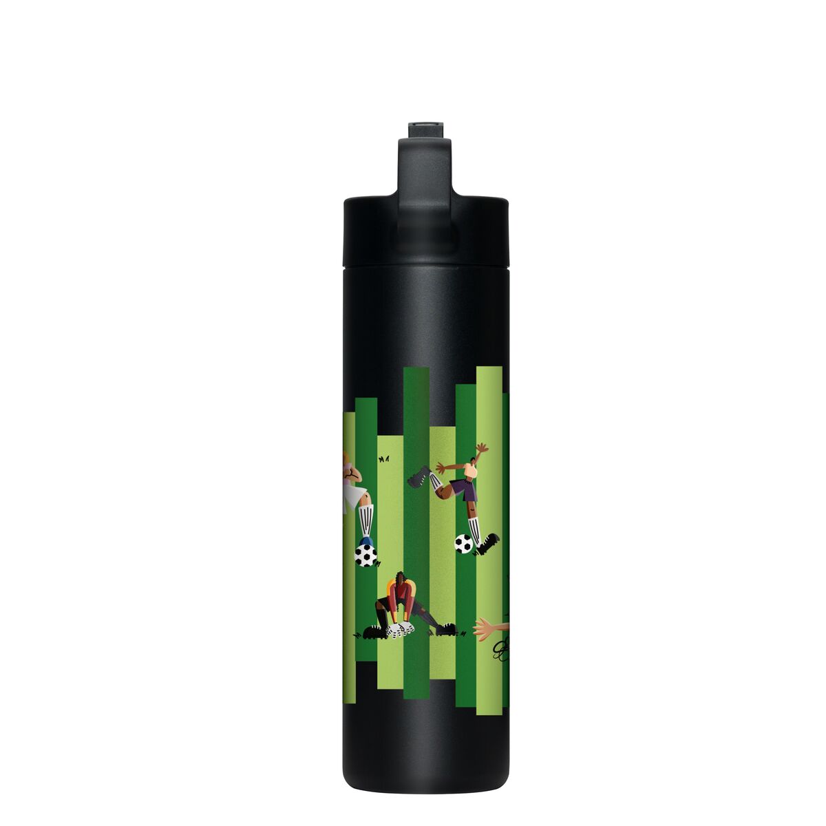 Football for Her 20oz Straw Bottle