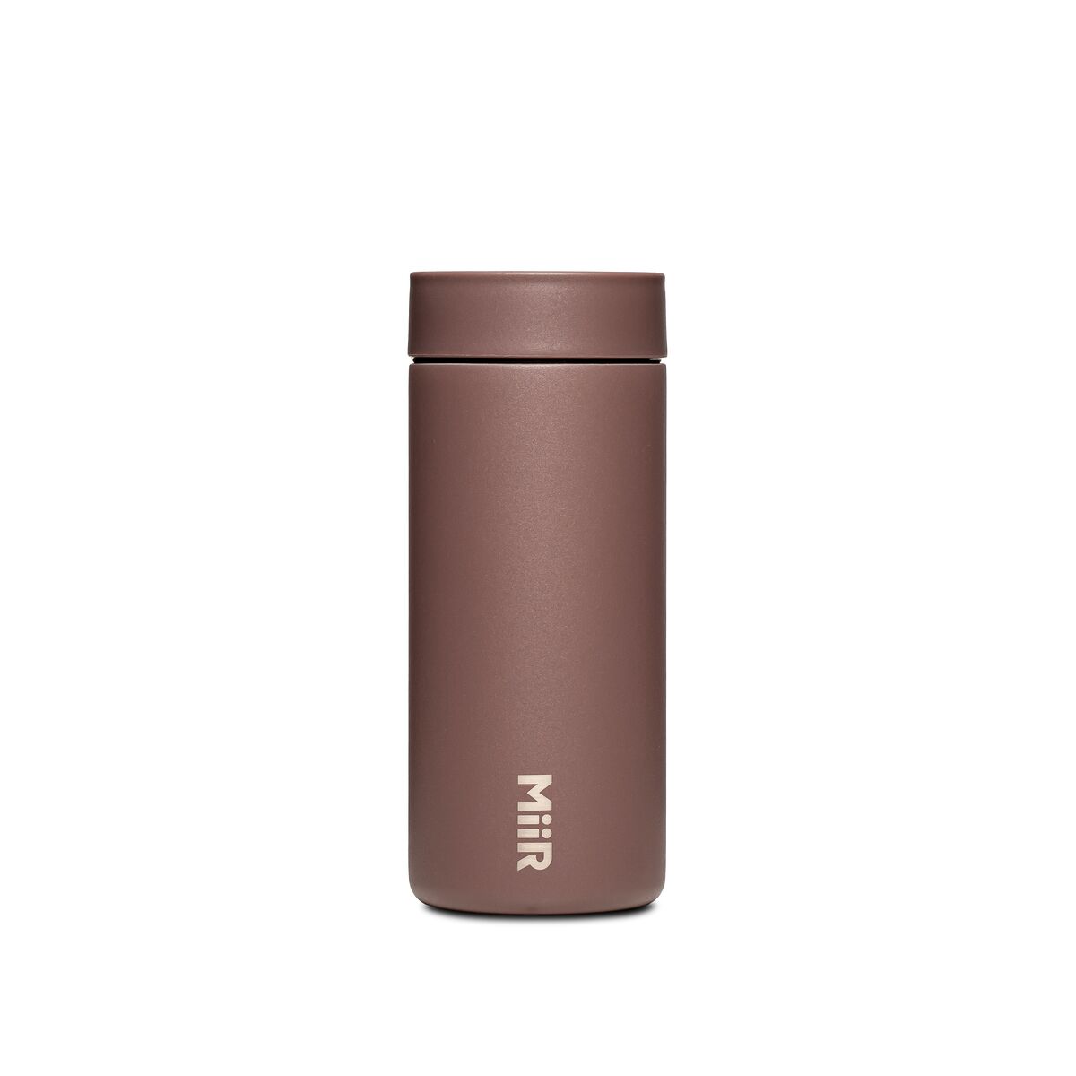 Cedar Brown thermos bottle with 'MiiR' logo on a white background