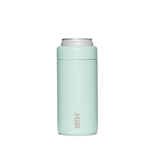 12oz Slim Seaglass Green Can Chiller