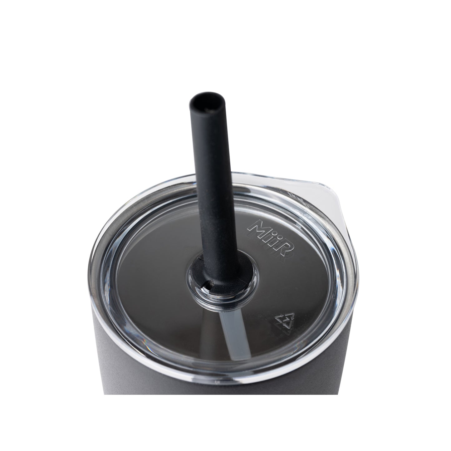 Small Press-In Straw Lid - Black