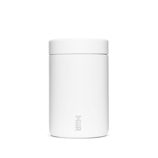 24oz White Food Canister