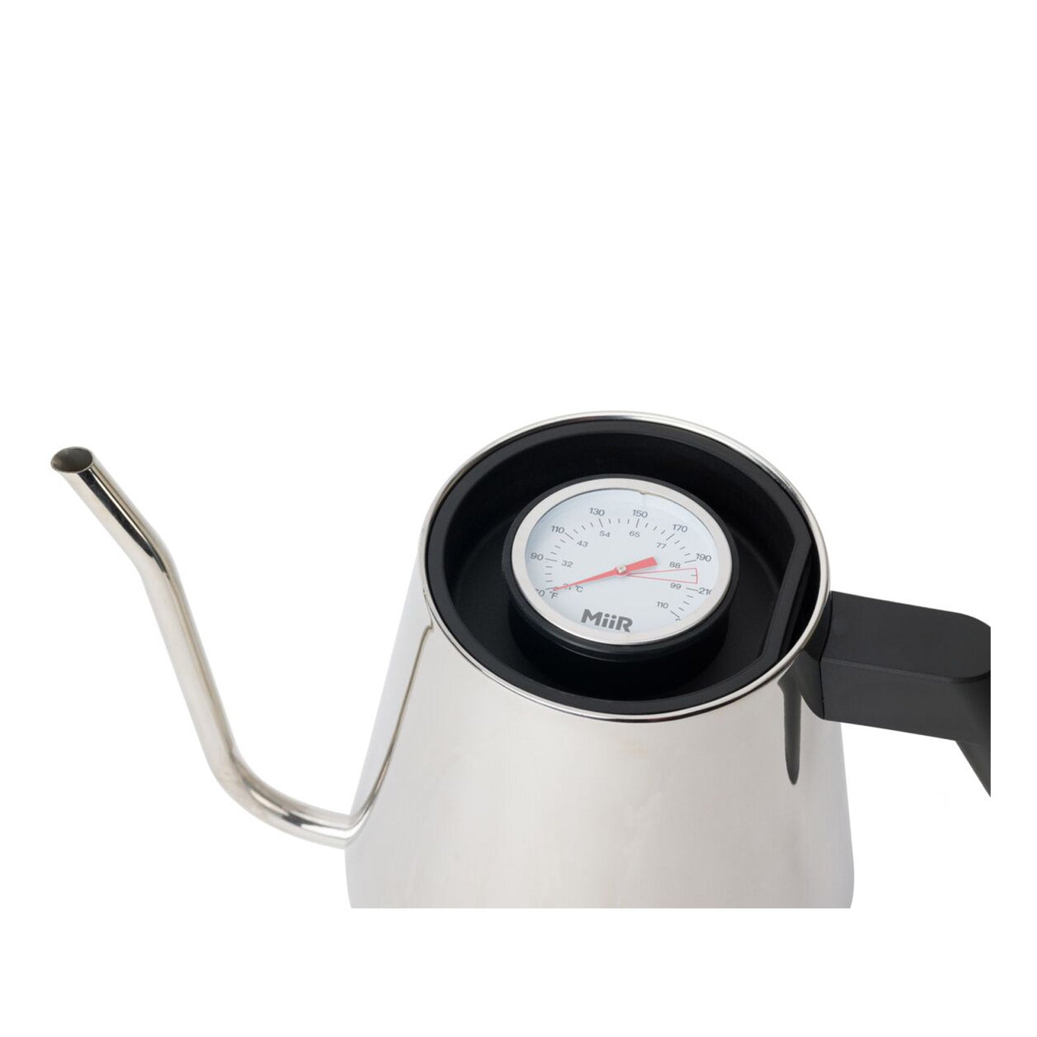 Portable Travel Camping Pour Over Coffee Kettle with Thermometer