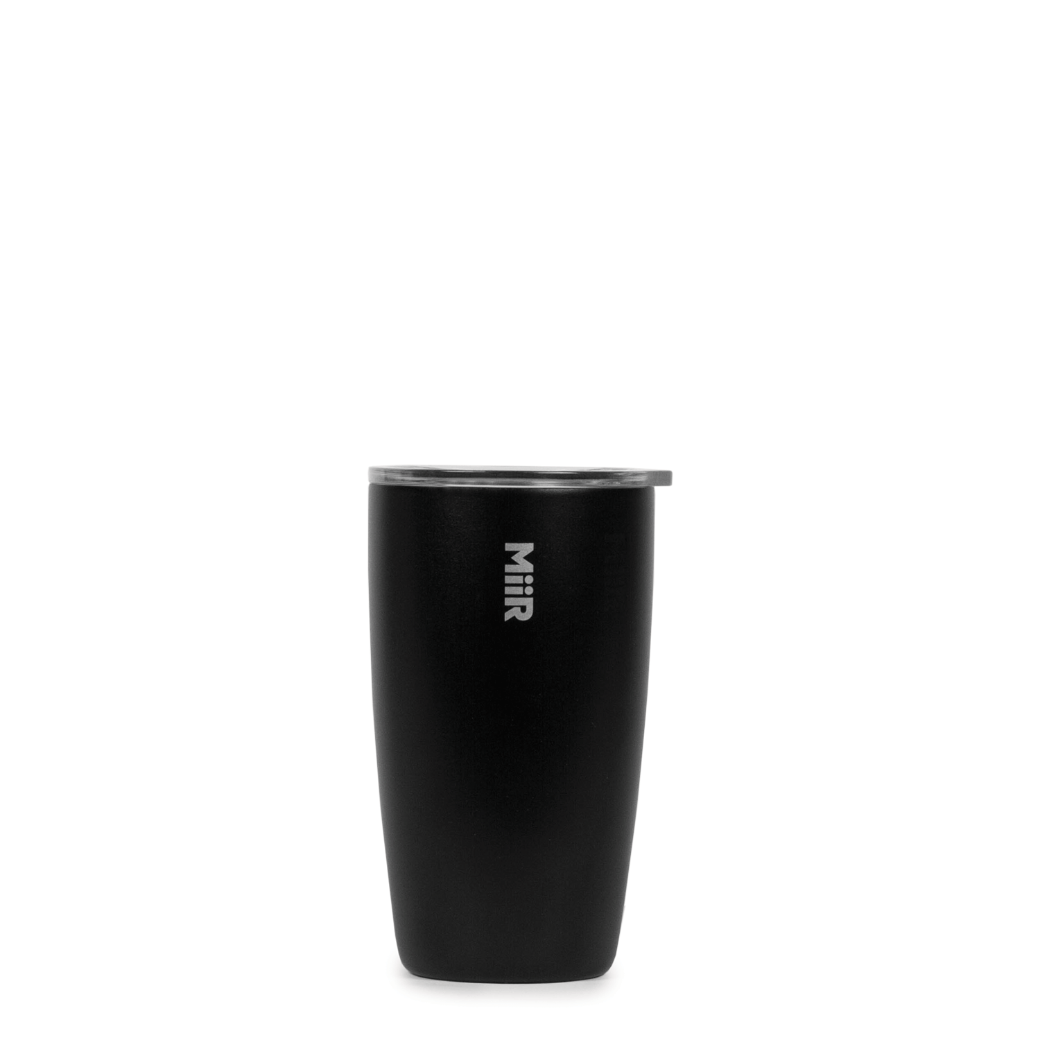 MiiR, Insulated Tumbler with Press-on Lid for Coffee, Tea and Car Cup  Holder Compatible, Black, 8 Oz 